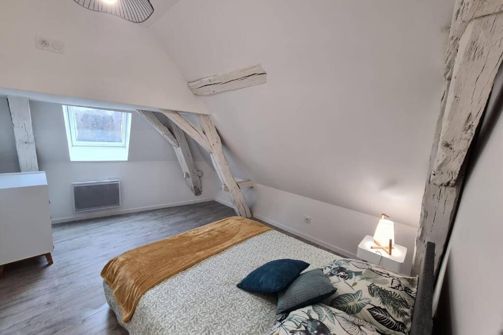 Centre Ville 3 Pieces Envoutant Sous Combles 40M² ジョイニー エクステリア 写真